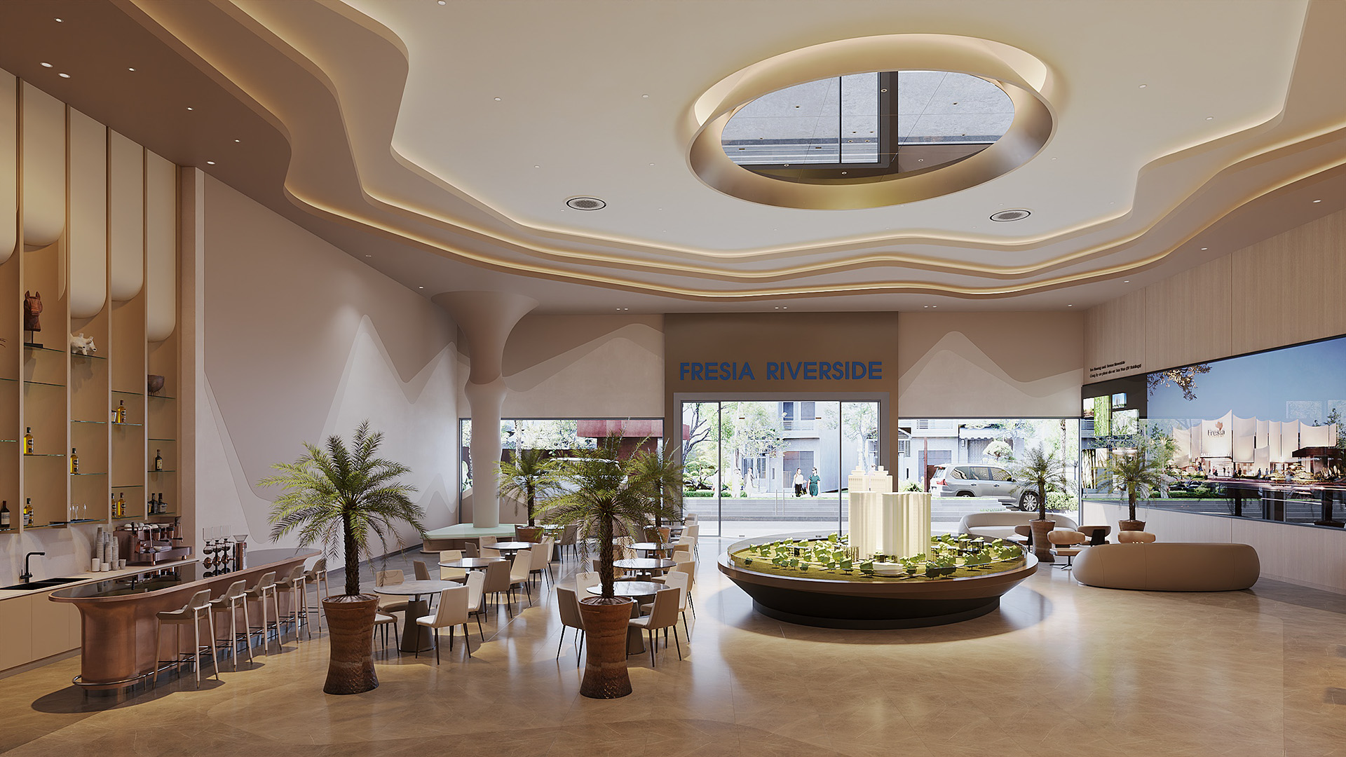 nhà bán hàng căn hộ Fresia Riverside