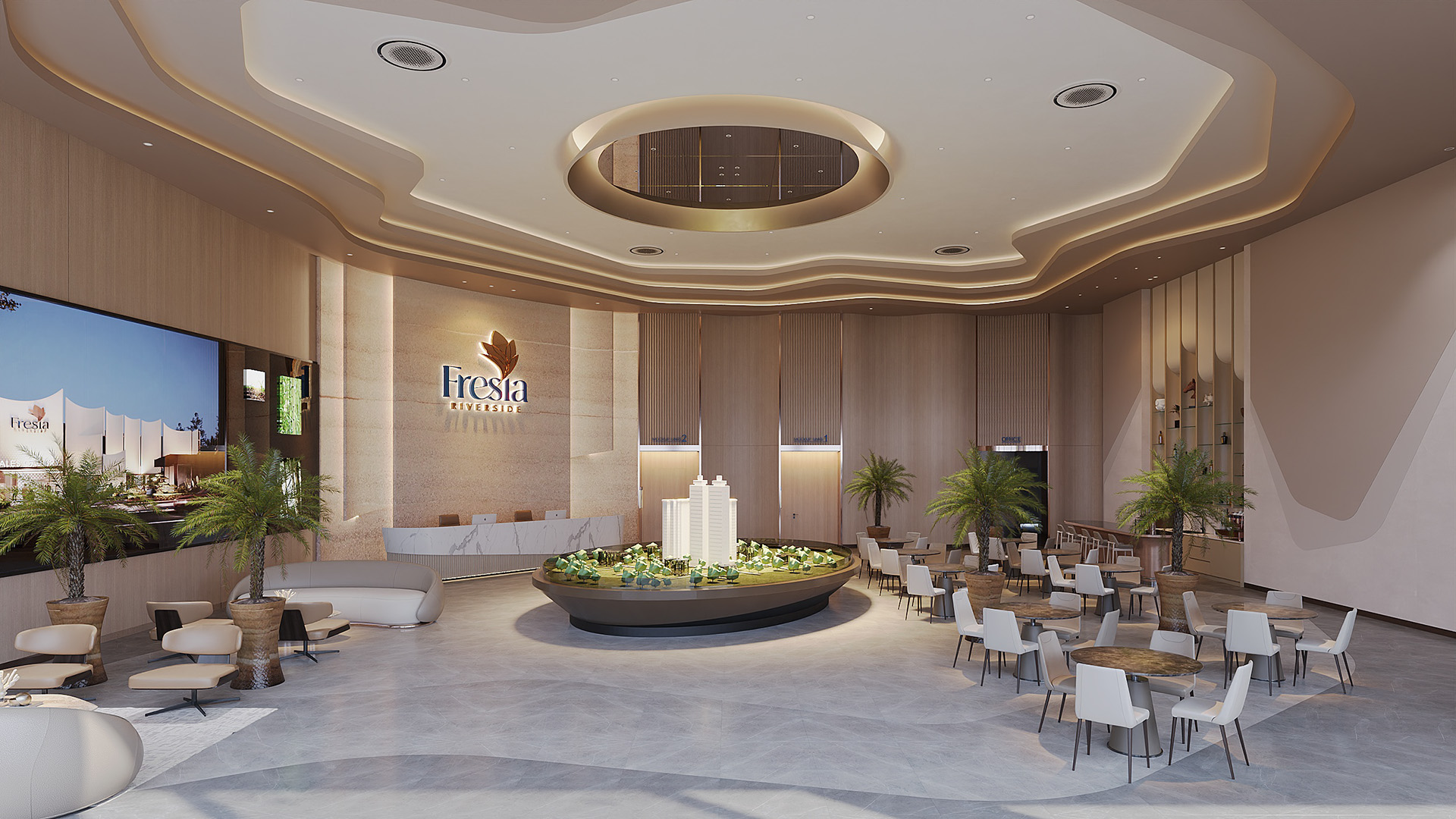 nhà bán hàng căn hộ Fresia Riverside