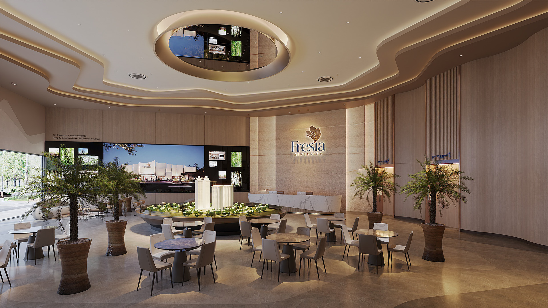 nhà bán hàng căn hộ Fresia Riverside