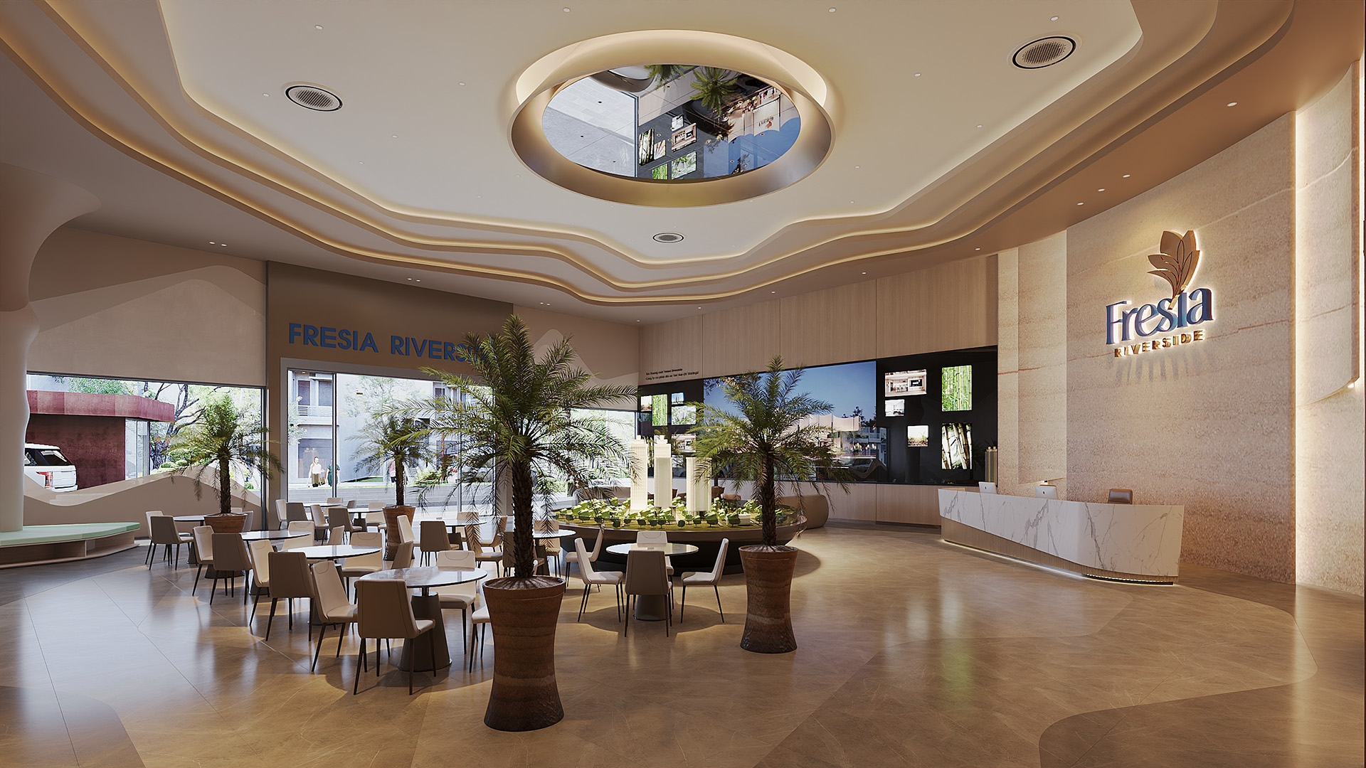 nhà bán hàng căn hộ Fresia Riverside