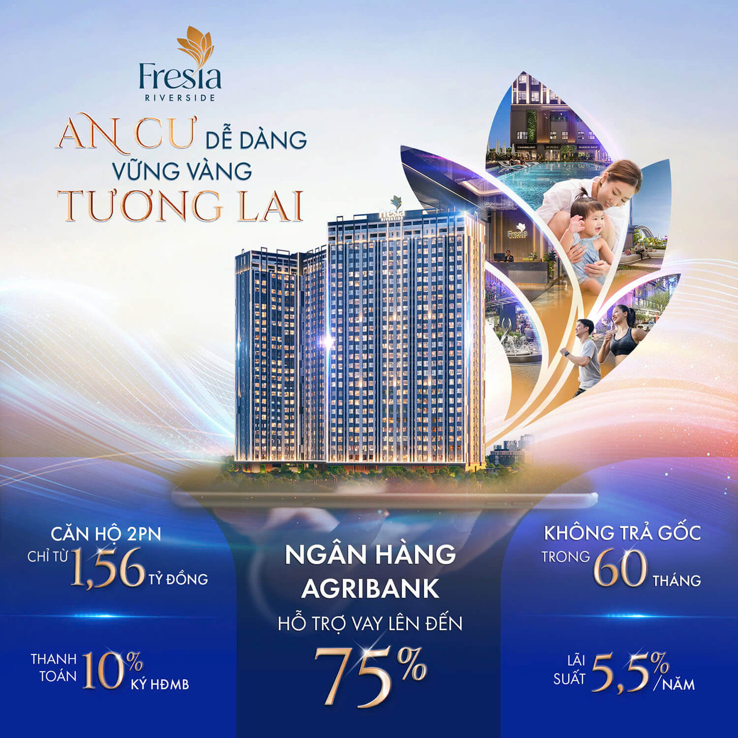 căn hộ chung cư Fresia Riverside