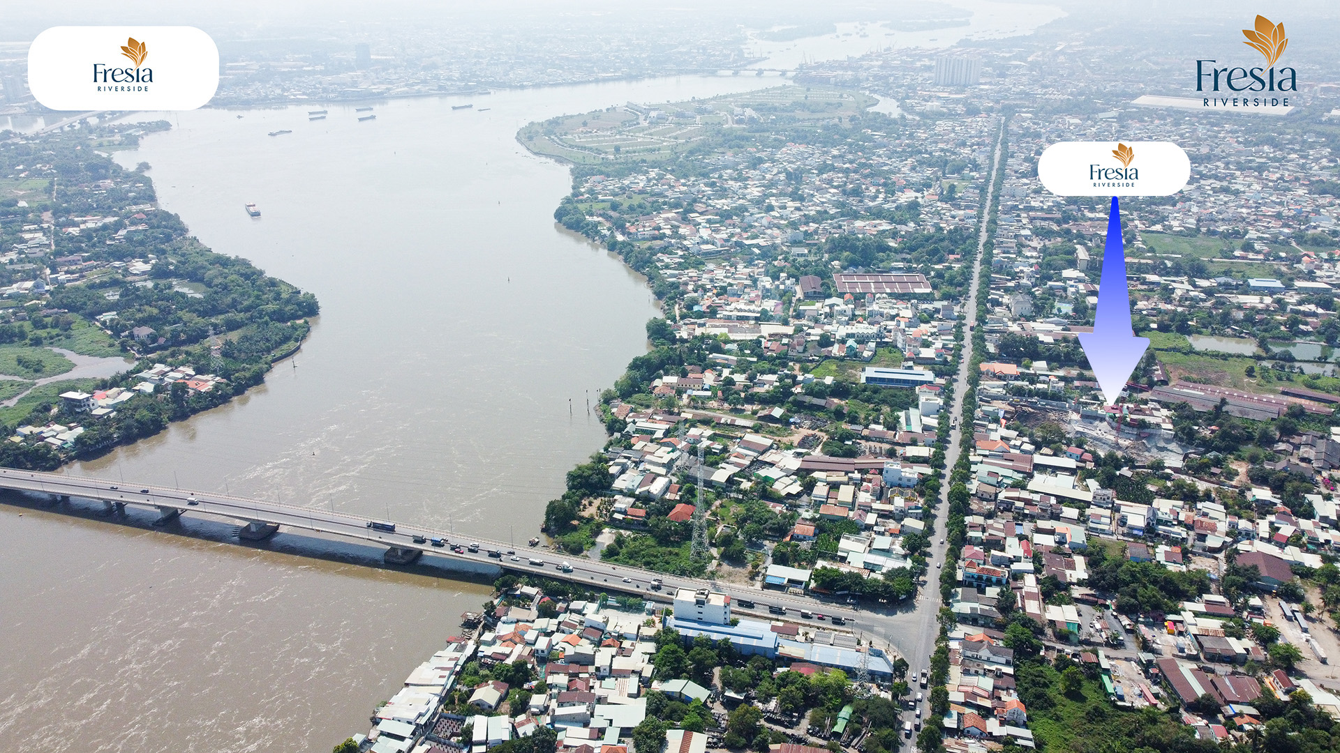 hình ảnh thực tế dự án Fresia Riverside