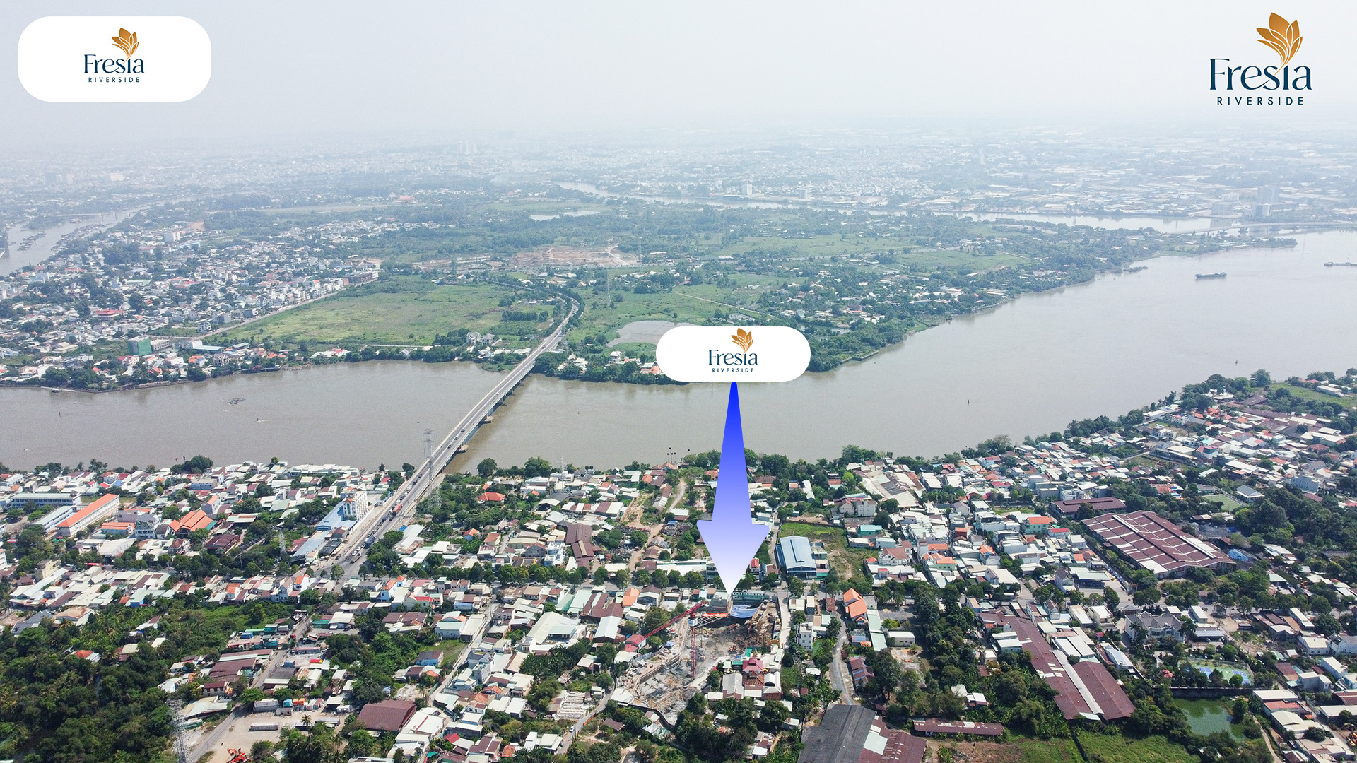 hình ảnh thực tế dự án Fresia Riverside