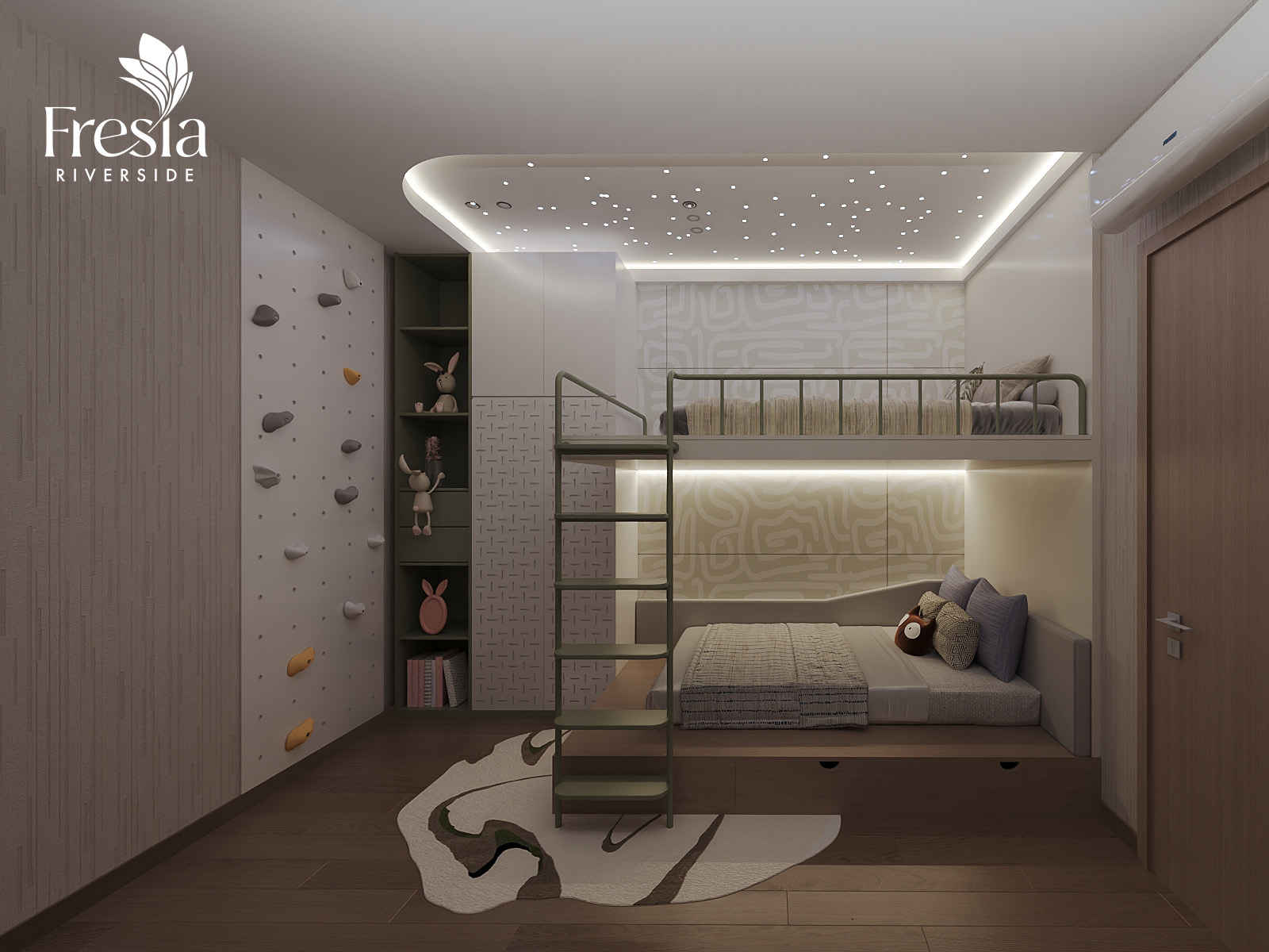 NHÀ MẪU 50-52M2 2PN 1WC FRESIA RIVERSIDE