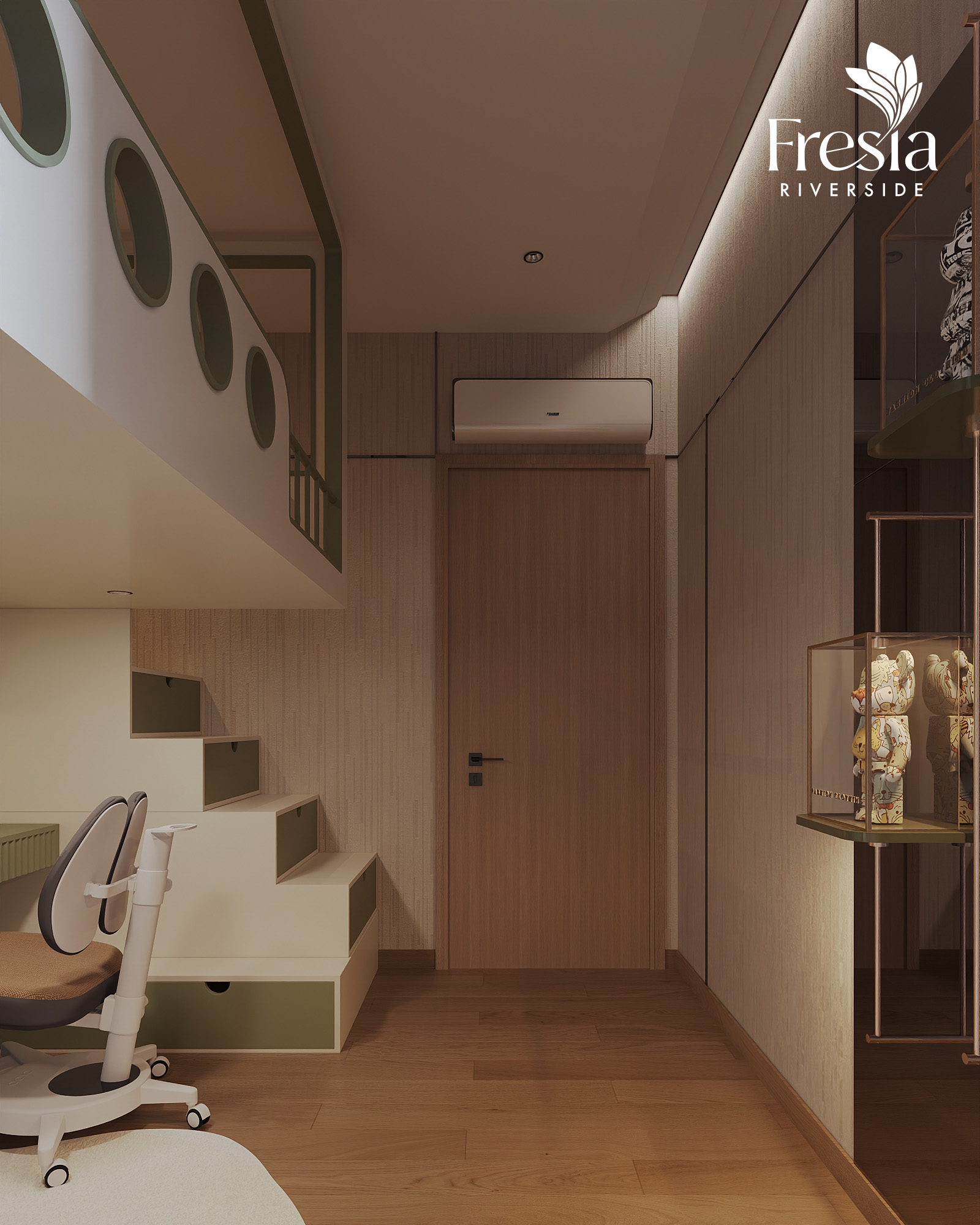 NHÀ MẪU 50-52M2 2PN 1WC FRESIA RIVERSIDE