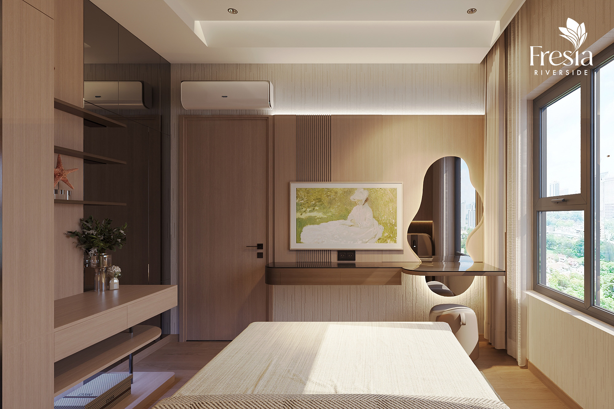 NHÀ MẪU 50-52M2 2PN 1WC FRESIA RIVERSIDE