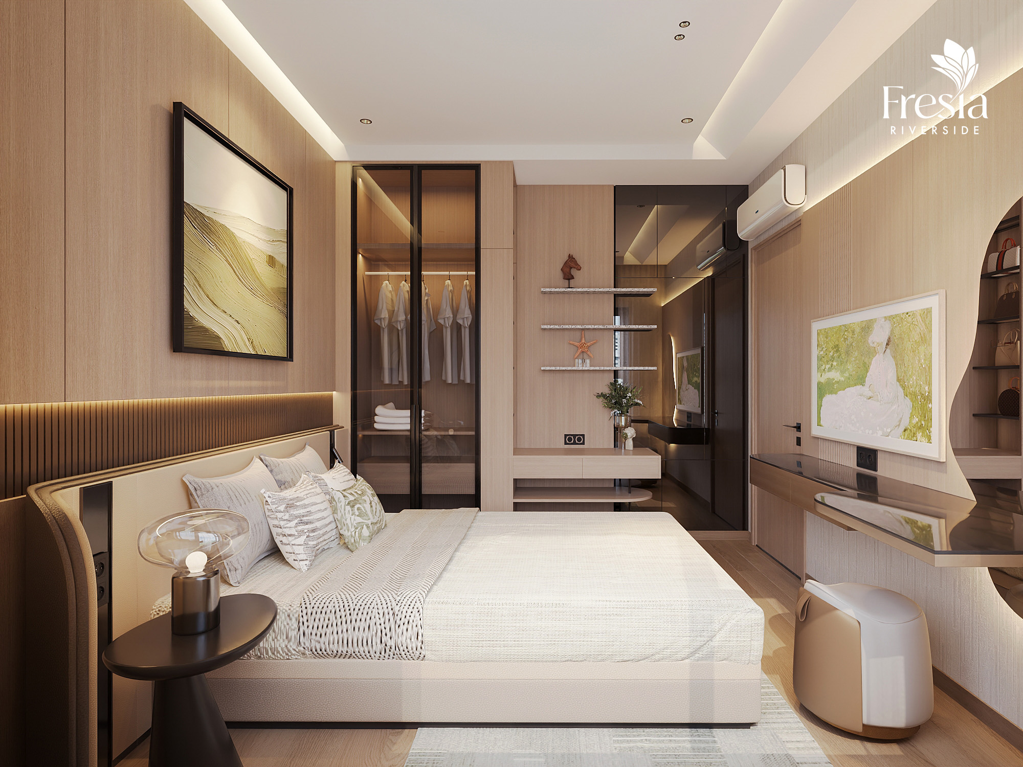 NHÀ MẪU 50-52M2 2PN 1WC FRESIA RIVERSIDE