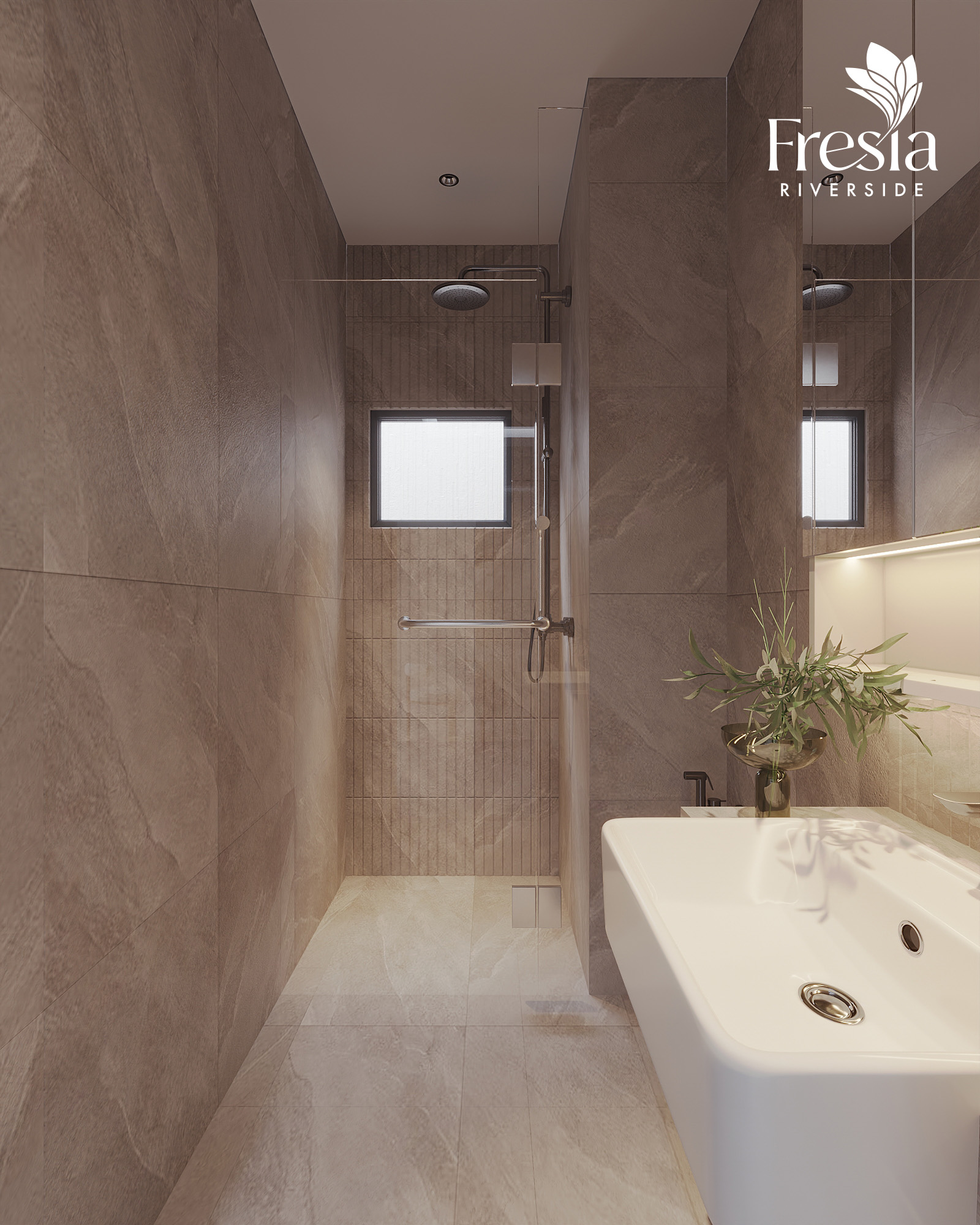 NHÀ MẪU 50-52M2 2PN 1WC FRESIA RIVERSIDE