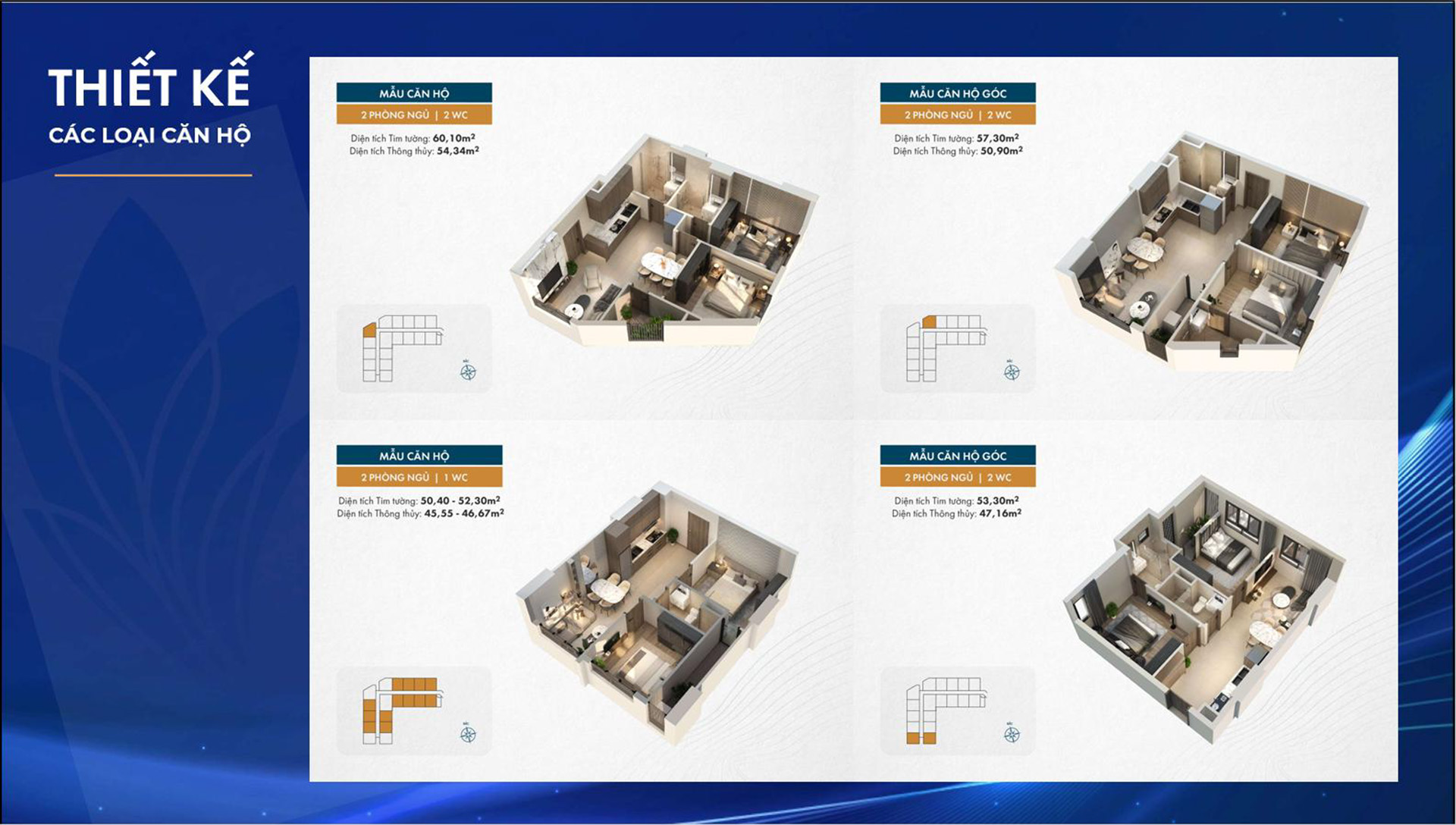 thiết kê căn hộ Fresia Riverside