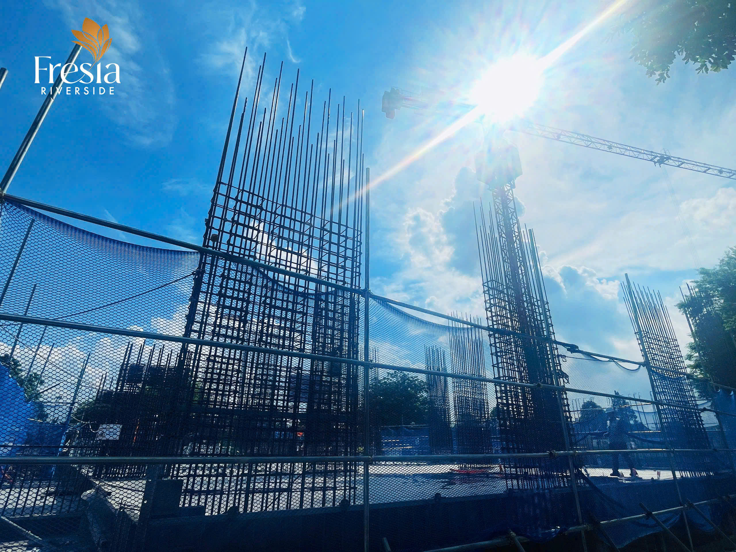 TIẾN ĐỘ HẠ TẦNG FRESIA RIVERSIDE